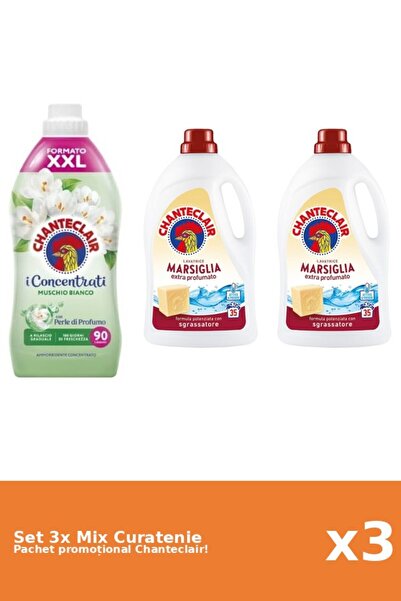 Chanteclair Set 3 Mix Curatenie Chanteclair: Marsilia, Mosc Alb