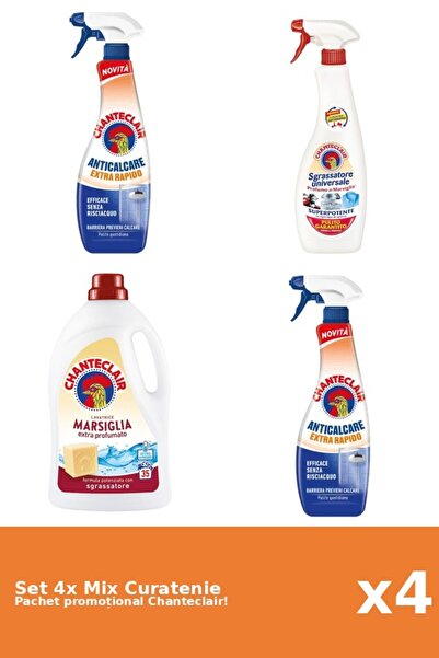 Chanteclair Set 4 Mix Curatenie Chanteclair: Rapid, Marsilia
