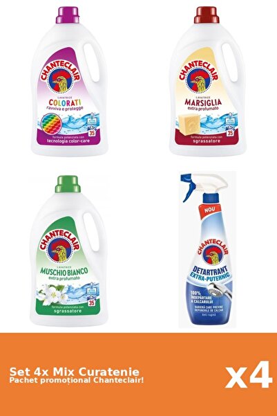 Chanteclair Set 4 Chanteclair Cleansing Mix: Marseille, Strong, Color, White ...