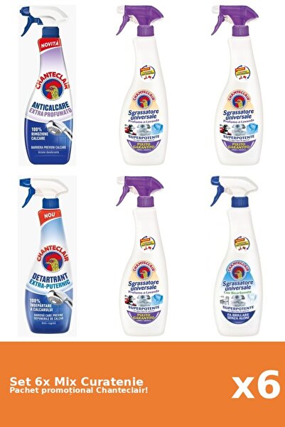 Chanteclair Set 6 Mix Curatenie Chanteclair: Bicarbonat, Puternic, Parfumat, ...