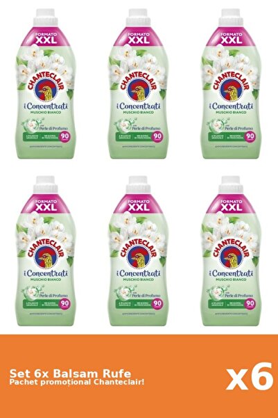 Chanteclair Set 6 Balsam de rufe Mosc Alb Chanteclair, 1800 ml, 90 spalari