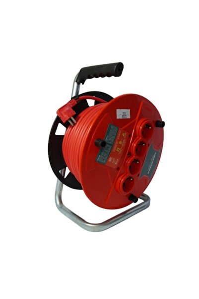 COBI SMART® Cable Reel Extension Cord, Length 30m, 3 Wires of 2.5 mm, 4 Socke...