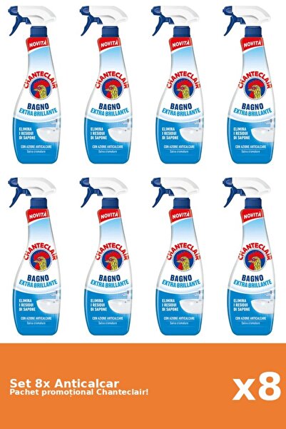 Chanteclair Set 8 Degresant anticalcar extra stralucire Chanteclair, pentru b...