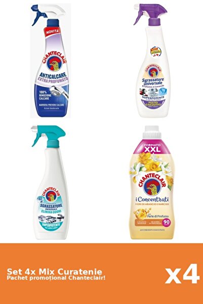 Chanteclair Set 4 Mix Curatenie Chanteclair: AntiMiros, Portocale, Parfumat, ...