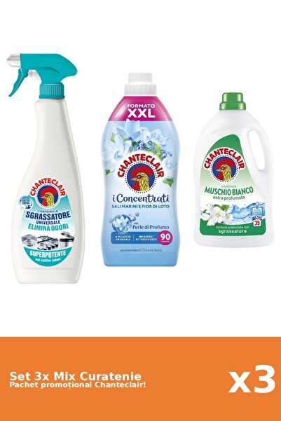 Chanteclair Set 3 Mix Curatenie Chanteclair: Lotus, AntiMiros, Mosc Alb