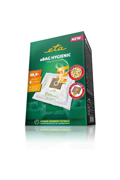 ETA ETA960068010 saci aspirator, Hygienic, 4 L, 5 pcs + microfilter 155x145 m...