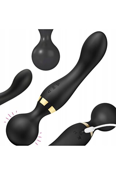 VERK Aparat pentru masaj corporal cu vibratii, negru