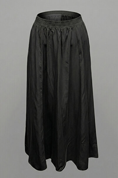 Şiir Plank Beli Elasticated Side Pocketed Piece Long Skirt & Women's Skirt - ...