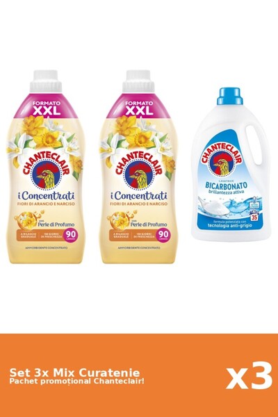 Chanteclair Set 3 Mix Curatenie Chanteclair: Bicarbonat, Portocale