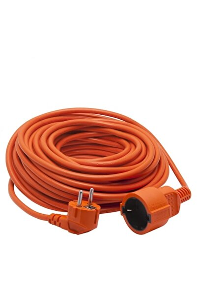 Buxton Extension Cord, Plastic/Metal/Rubber, 250V/16A, 20m, Orange