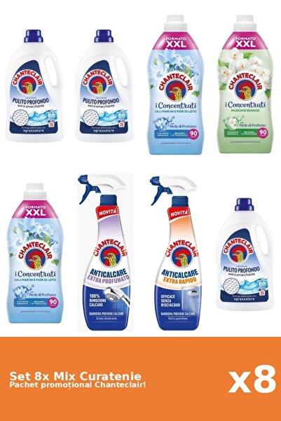 Chanteclair Set 8 Mix Curatenie Chanteclair: Lotus, Clasic, Parfumat, Mosc Al...