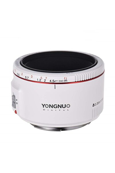 Yongnuo YN 50mm f1.8 II Alb pentru Canon EOS