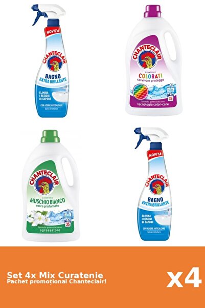 Chanteclair Set of 4 Chanteclair Cleaning Mix: Classic, Color, White Musk