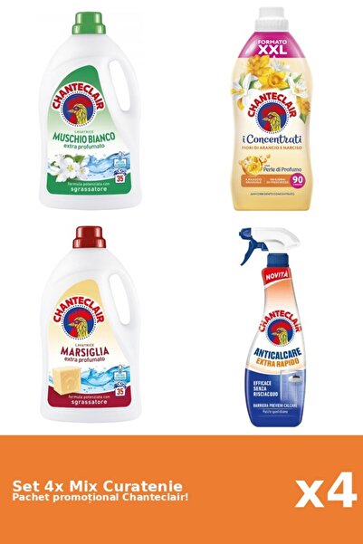 Chanteclair Set 4 Mix Curatenie Chanteclair: Marsilia, Portocale, Rapid, Mosc...
