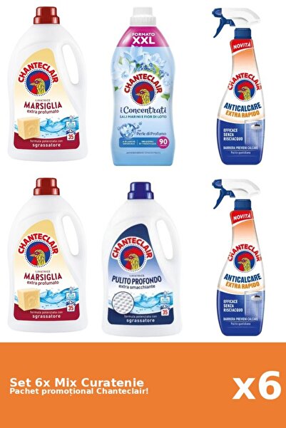 Chanteclair Set of 6 Chanteclair Cleaning Mix: Lotus, Marseille, Classic, Rapid