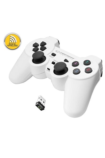 ESPERANZA EGG108W GLADIATOR - GAMEPAD CU VIBRAÅ¢II Wireless PENTRU PC/PS3