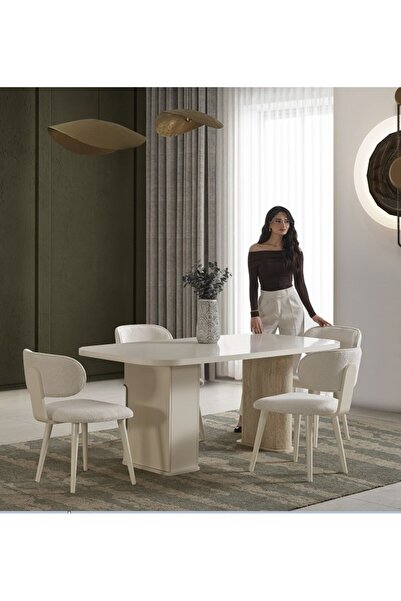 AYDINEV MAYORKA MDF MASA+ 6 SANDALYE
