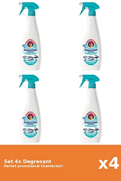 Chanteclair Set 4 Spray Degresant Universal Anti-Miros, ChanteClair, 600 ml
