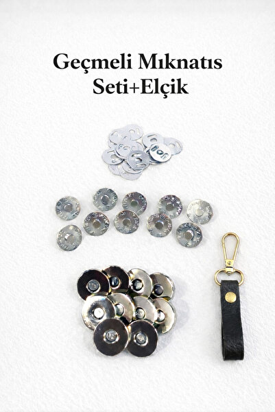 aladepo Magnetic Snap Fasteners 10 Pairs + Gold Detailed Handles – Bag Accessory