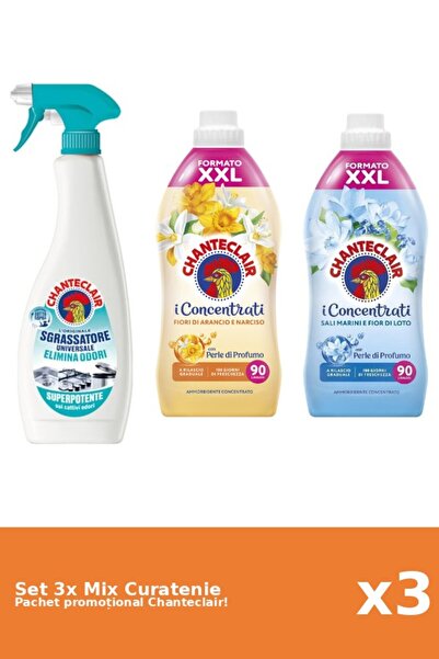 Chanteclair Set 3 Mix Curatenie Chanteclair: Lotus, AntiMiros, Portocale