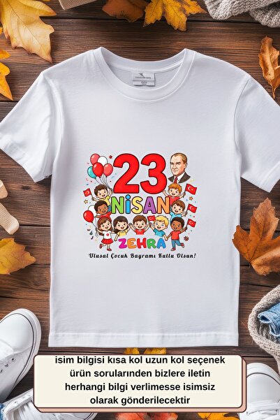 Asilcomkids Kişiye Özel İsim Yazılı 23 Nisan Ulusal Egemenlik ve Çocuk Bayram...