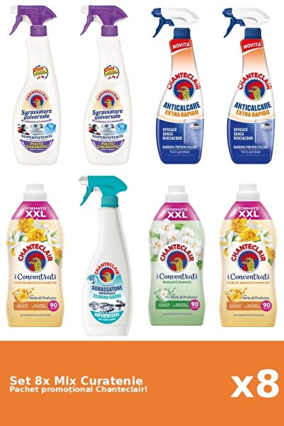 Chanteclair Set 8 Mix Curatenie Chanteclair: AntiMiros, Rapid, Portocale, Mos...