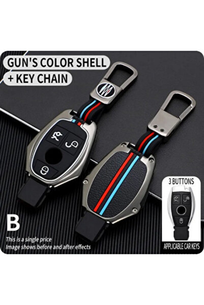 MERCEDES Carcasă de protecție pentru chei cu 3 butoane, clasa A, B, R, G, GLK...