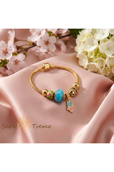 SaraTremo Divine Protection Bracelet – Women's Bracelet with Colorful Charms ...