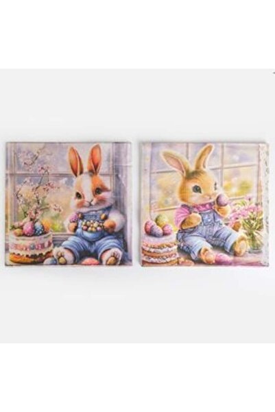 OEM Easter Bunny Pattern 2-Ply Napkins 33 x 33 cm - 50 pcs
