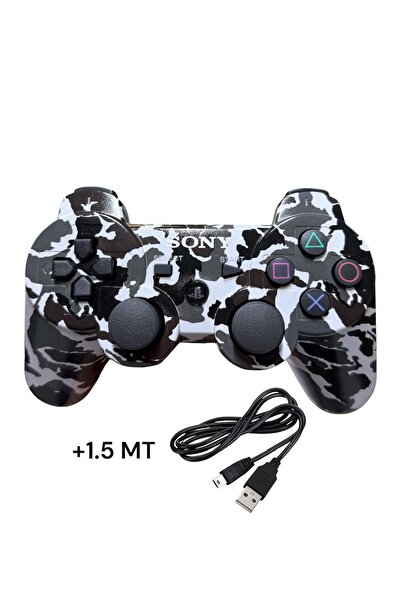 CRK TECH Ps3 Dual-shock Gamepad Yeni Nesil Kol Desenli Controller Joystıck + ...