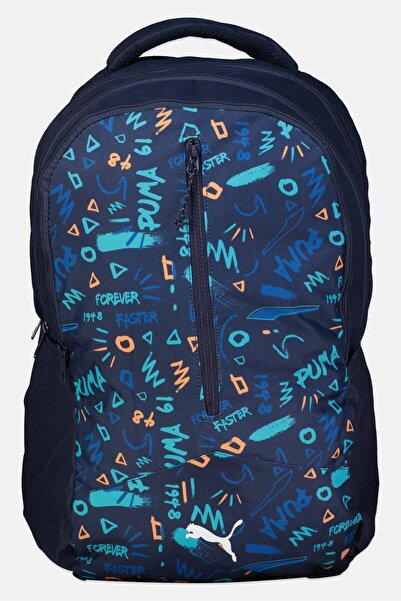 Puma Men Graphic Print Backpack, Multicolor