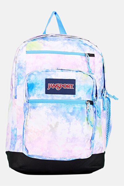 Jansport Men Brand Logo Backpack 49 H X 38 L X 19 W cm, Blue Combo
