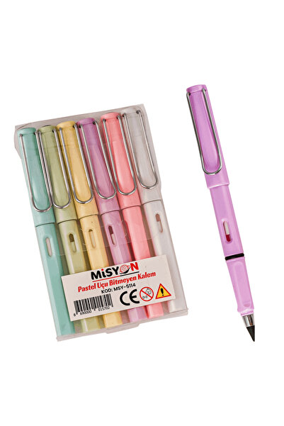 Ozzy قلم رصاص لا ينتهي أبدًا، مجموعة من 6 أقلام باستيل