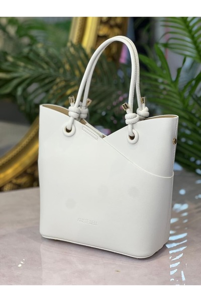KRISTE BELL - Bej Leather Bag