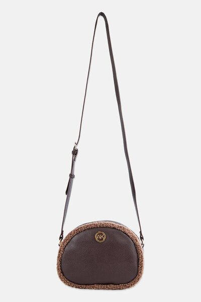 Anne Klein Women Brand Logo Cross Body Bag, Brown