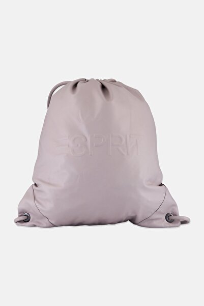 Esprit حقيبة ظهر نسائية برباط وشعار ماركة، أبعادها 47 سم ارتفاع × 41 سم طول ×...