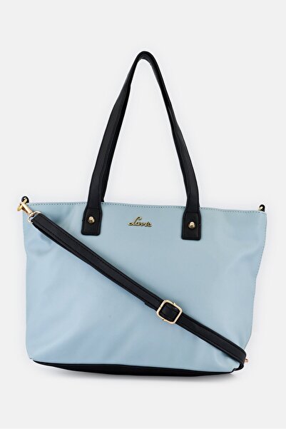 Lavie Women Brand Logo Adelajda Hz Tote Bag, Powder Blue