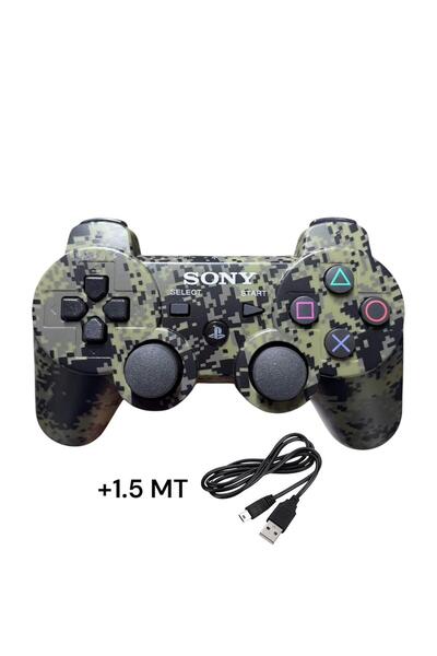 CRK TECH Ps3 Dual-shock Gamepad Yeni Nesil Kol Desenli Controller Oyun Kolu P...