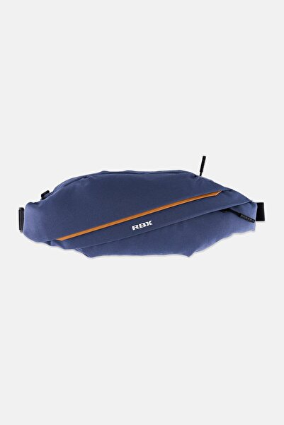 RBX Men Brand Logo Fanny Pack 17 H x 38 L x 6 W cm, Blue/Black