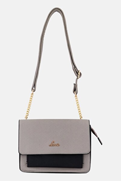 Lavie Women Brand Logo Moritz Cross Body Bag, Grey