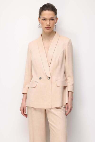 Ekol Duble Kol Kapak Cepli Ceket