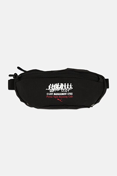 Puma Men Brand Logo Fanny Pack, Black