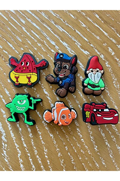 atölye karnaval Karpuz Paw Patrol Gnome Monster Nemo Mcqueen Jibbitz Charm Te...