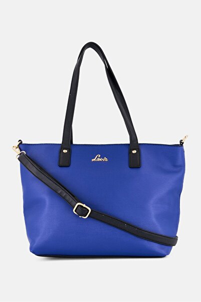Lavie Women Brand Logo Handbag, Blue