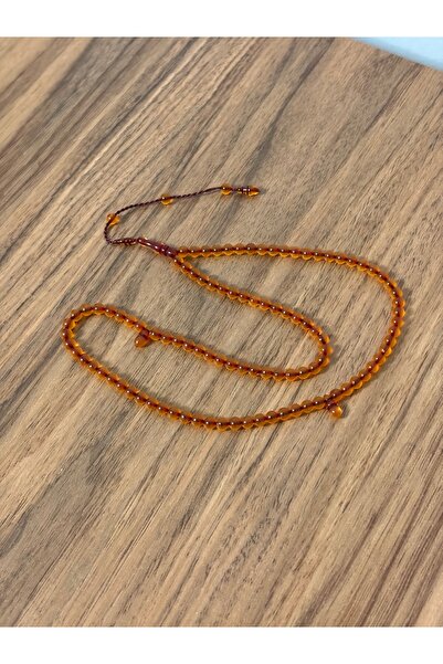 tesbihciniz Honey Color Pocket Size System Prayer Rosary