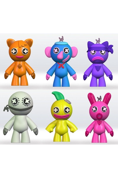 Giftbox3d Poppy Playtime 6-Piece Character Figure Set 15cm