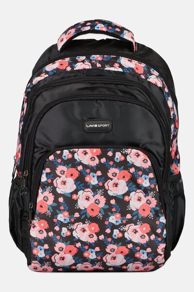 Lavie Women Brand Logo Rosette Backpack, Multicolor