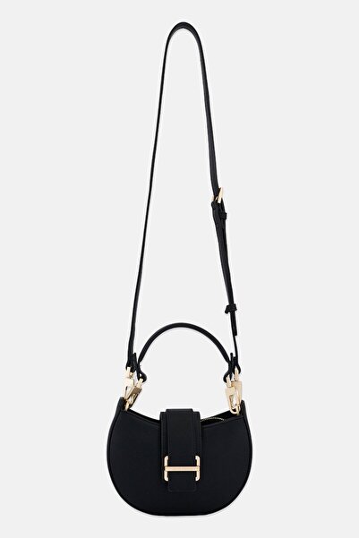 Gino Rossi Women Brand Logo Cross Body Bag, Black