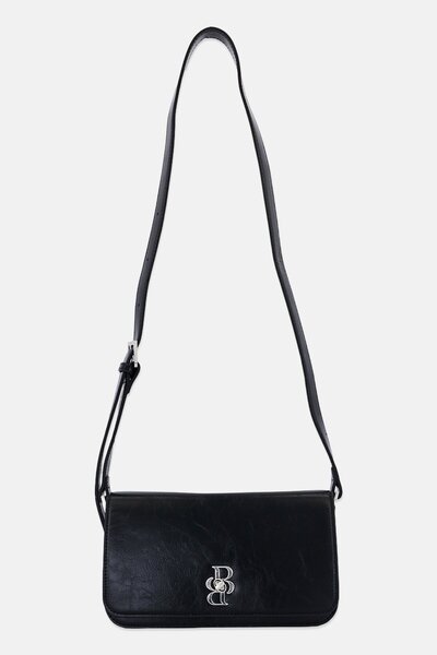 BADURA Women Brand Logo Cross Body Bag, Black