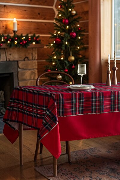 Madame Coco Abella Masa Örtüsü - Kırmızı - 160x200 cm